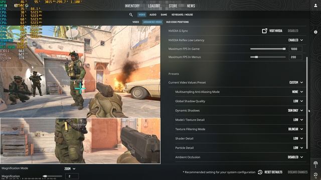 Counter-strike 2 1080p Low 9800X3D 5.7 GHz смотреть онлайн