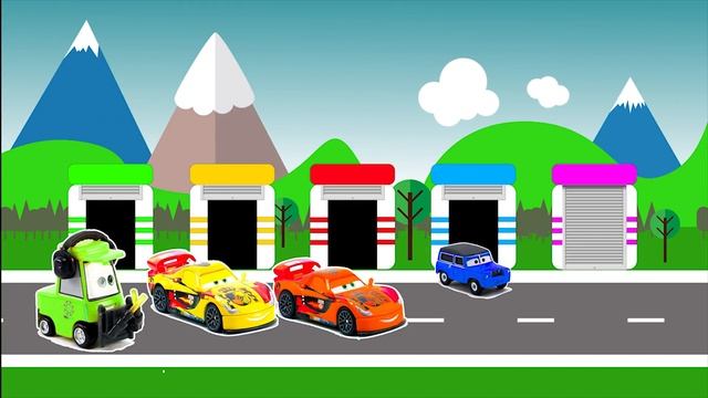 Мультик учим цвета на английском развивающий мультфильм для детей про машинки смотреть онлайн