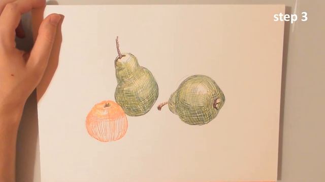 Pencil Drawing. Simple Still life. Color Pencil Drawing Technique Work #2 смотреть онлайн
