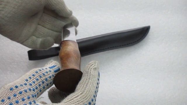 Видеообзор разделочного ножа НР 9 орех. Мастерская братьев Кандаловых. смотреть онлайн