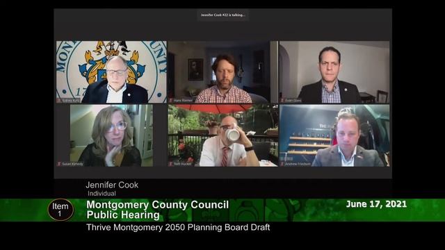 June 17, 2021 - Council Session - Public Hearing - Thrive Montgomery 2050 смотреть онлайн