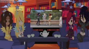 //Реакция персонажей из мультсериала "Друзья ангелов " на себя// 1/? // ч.о!//