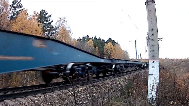 Товарный поезд на БМО (Осень 2021) смотреть онлайн