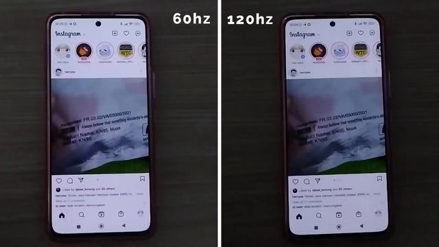 60 Hz vs 120 Hz - Xiaomi 12 Lite 5G смотреть онлайн
