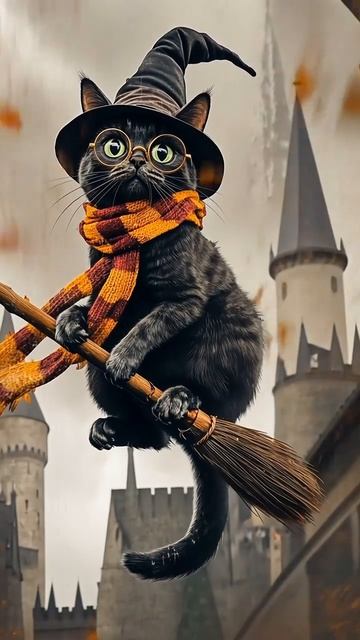 Fluffy Harry Potter catПушистик Гарри Поттер#ai #harrypotter #catsofinstagram #harrycat #гаррипоттер смотреть онлайн