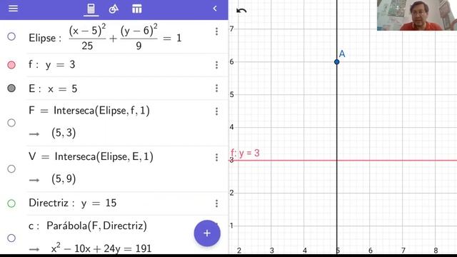 Un Ejercicio de Parabola usando Geogebra смотреть онлайн