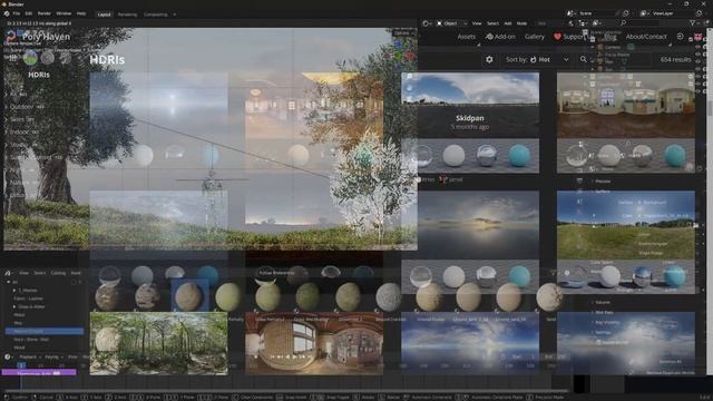 Making A Realistic Nature Scene in MINUTES! - Blender Tutorial смотреть онлайн