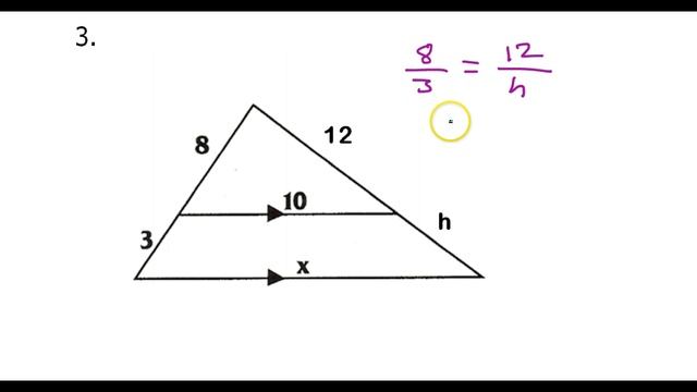 Day 8 HW   #1 To #6   Side Splitter Theorem Of Similar Triangles