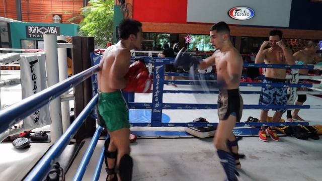 Fairtex Sparring Omar Halaby And Fanta Sitsiaprem смотреть онлайн