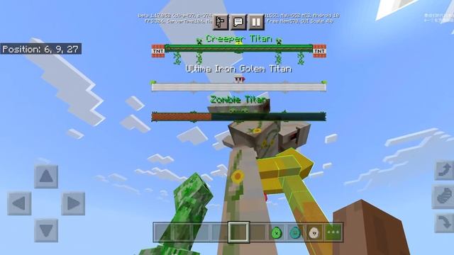 The Zombie Titan And Creeper Titan Vs The Ultima Iron Golem Titan Minecraft смотреть онлайн