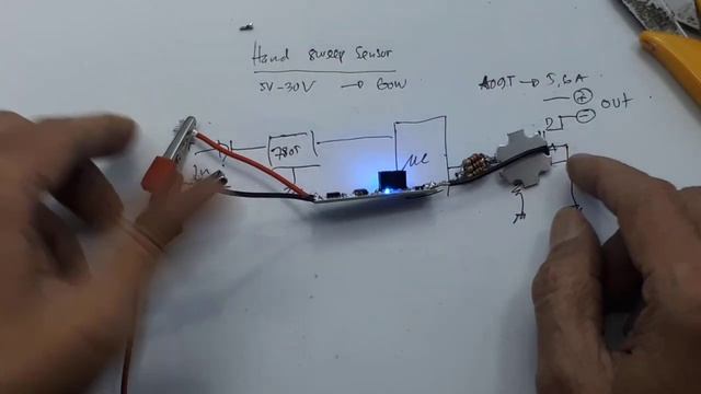 Hand Sweep Sensor tangan Switch non contact 10A AC-DC смотреть онлайн