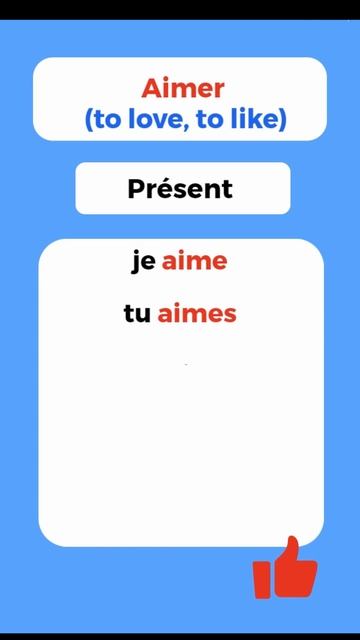 Conjugaison-Aimer-Présent смотреть онлайн