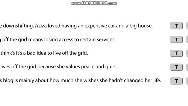 ASPECT 10 for Kaz M8d / Ex.7 (b) p.103 / TRUE or FALSE смотреть онлайн