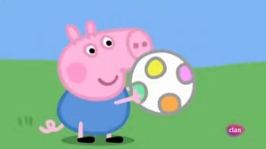 Испанский язык по мультфильмам с субтитрами (ESP - RUS). Peppa Pig   El cerdito de enmedio (S01 E08