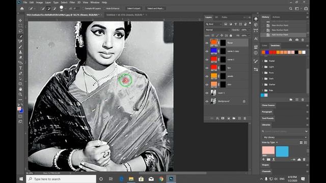 BLACK AND WHITE PHOTO INTO COLOR | EXPLAIN IN TAMIL смотреть онлайн