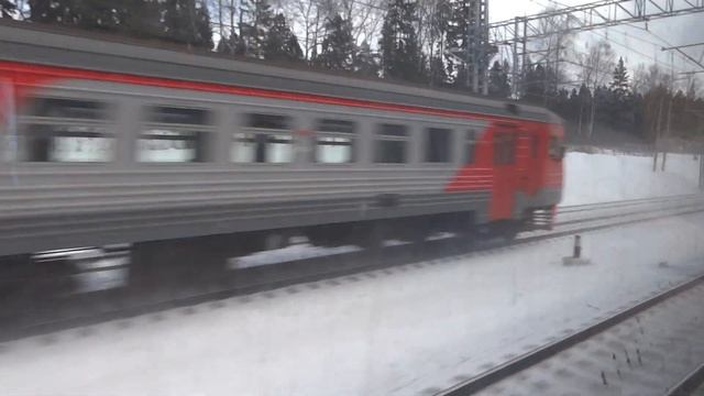 Ласточка ЭС2Г-114, ст. Крюково - Сходня смотреть онлайн