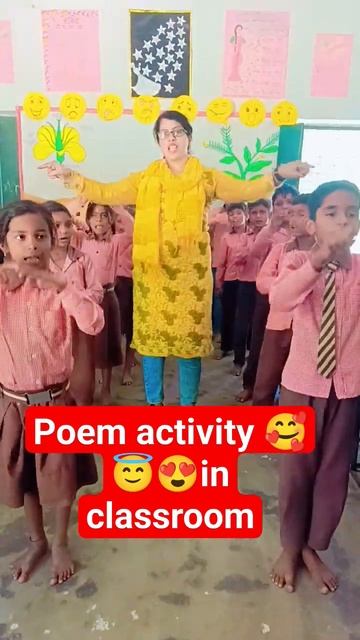 Poem Activity Of Classroom 😇😍🥰#education #youtubeshorts #trending 🔥🔥#viral 🔥