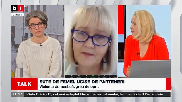 TALK B1 ORA 11.00 CU IRINA PETRARU. VIOLENȚA DOMESTICĂ, GREU DE OPRIT смотреть онлайн
