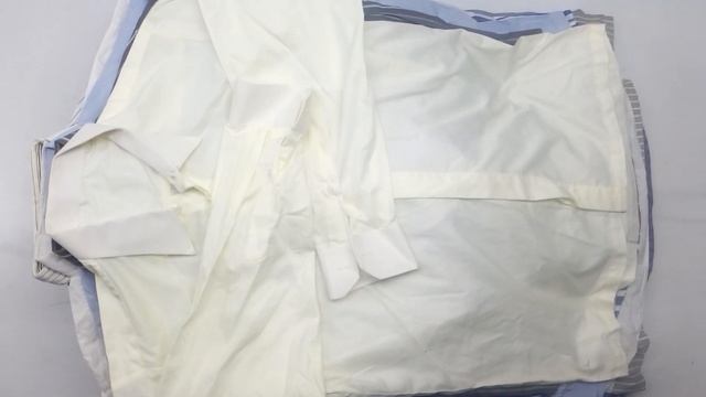 Мешок № 10230101. Рубашки мужские дл. рукав КРЕМ+люкс. Арт 3149. Вес 26 кг Кол-во 107 шт смотреть онлайн