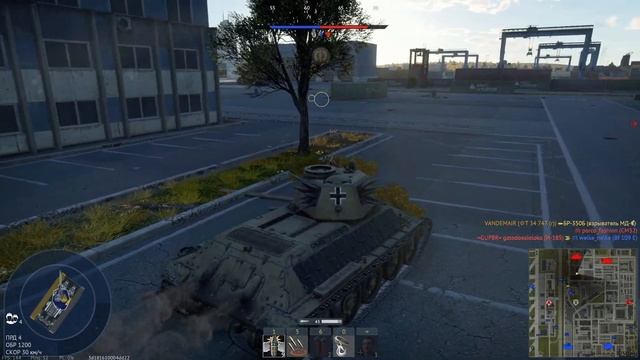 T-34 747 (r) Рабочая Лошадка | War Thunder смотреть онлайн