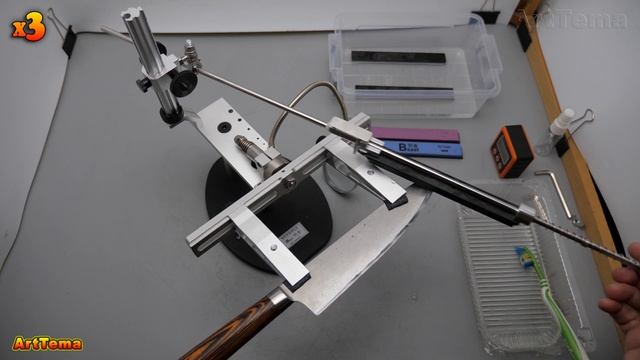 Sytools Beast New Professional Knife Sharpener Sharpening System | My First Knife Sharpening.