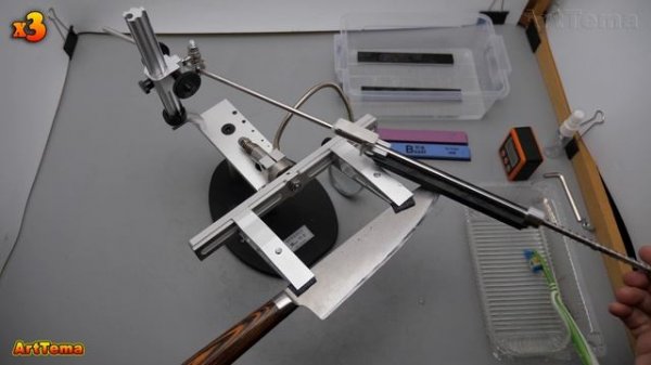 Sytools Beast New Professional Knife Sharpener Sharpening System | My first knife sharpening.