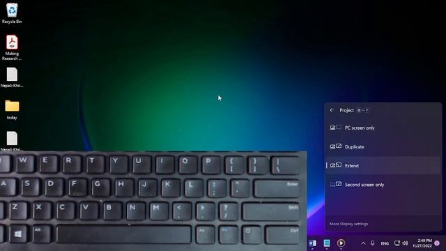 Connecting Projector to Desktop / Technical Problem / Use Win+P Key to Solve it смотреть онлайн