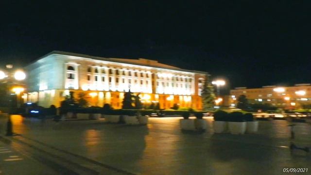 Панорама на пересечении ул. Московской и Пушкина у площади Ленина около 20.25 воскресенья 05/09/202 смотреть онлайн