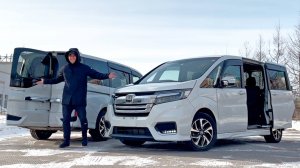 Обзор на Самый ПОПУЛЯРНЫЙ Японский Микроавтобус Honda STEPWGN с Аукциона Японии