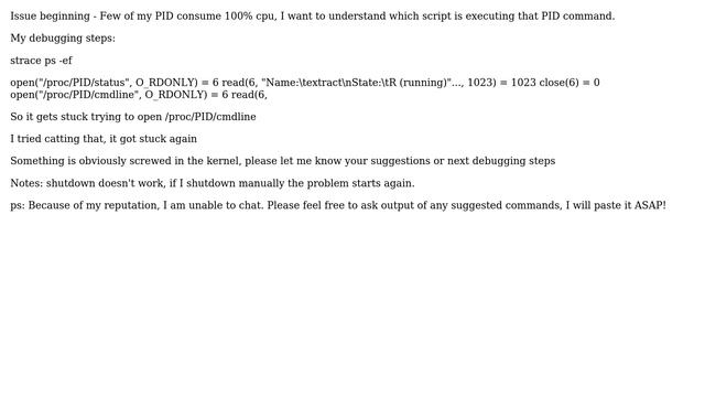 DevOps & SysAdmins: Suggestions needed to debug why ps -ef gets stuck смотреть онлайн