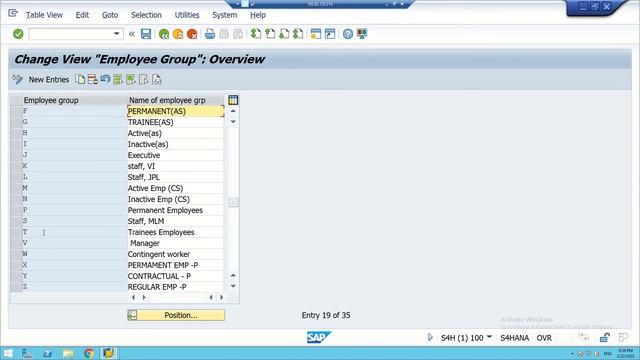 8 SAP HCM Creating Employee Group and Subgroup смотреть онлайн