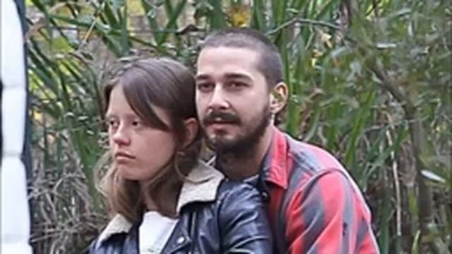 Shia Labeouf With Girlfriend Mia Goth