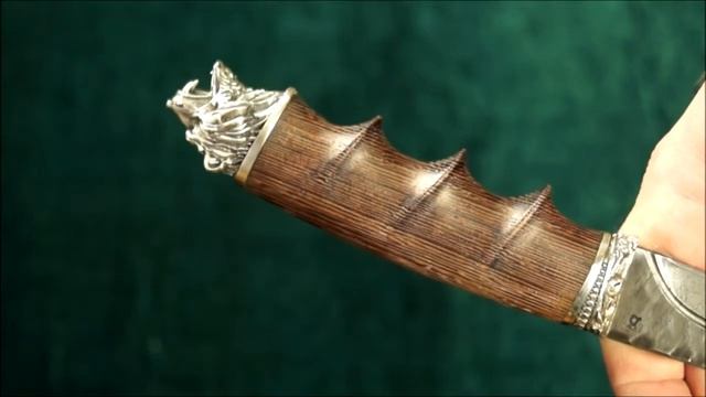 Нож Лань-2 (дамасская сталь - ручная ковка) смотреть онлайн