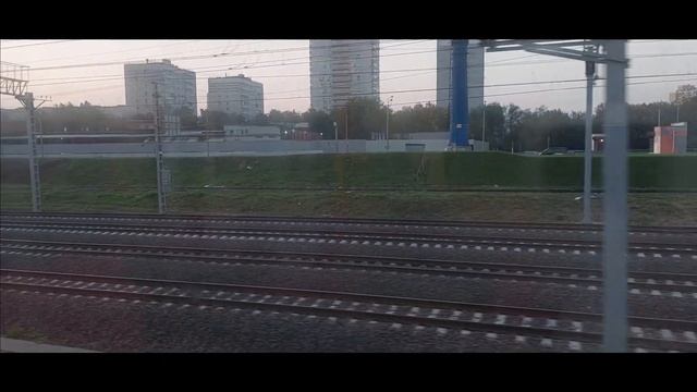 Моя первая поездка по МЦД 4 Станция Очаково Белорусский вокзал смотреть онлайн