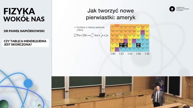 Czy Tablica Mendelejewa Jest Skończona   Dr Paweł Napiórkowski