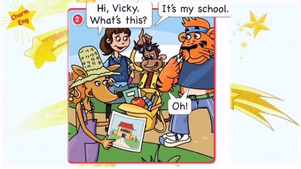 Fly High 2. Lesson 1. It's a school.