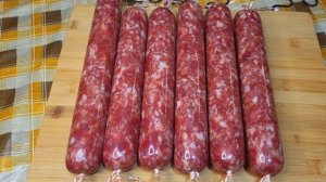 💥 Сыровяленая колбаса из мяса свинины | Готовим сыровяленую колбасу  сами в обычном холодильнике