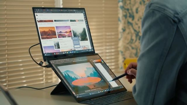 Zenbook Duo 2024 - зачем ему два одинаковых экрана? смотреть онлайн