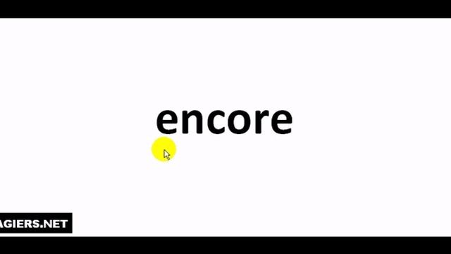 Как произносится # encore смотреть онлайн