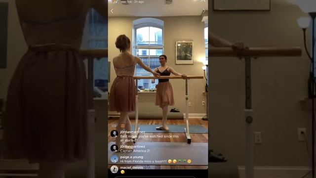 Pointe Class with Emily and Lucia смотреть онлайн