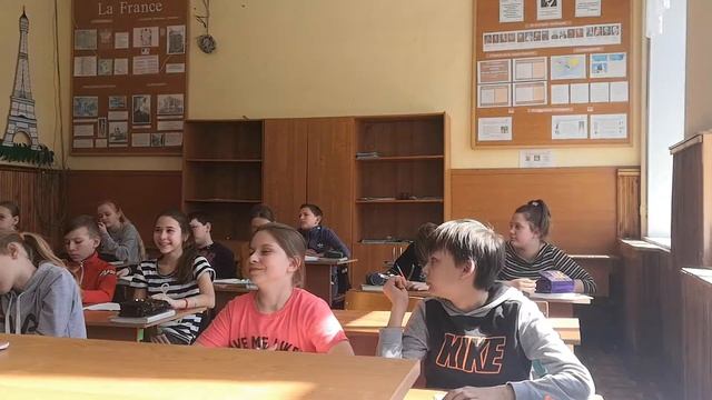 Апрель. Урок русского языка