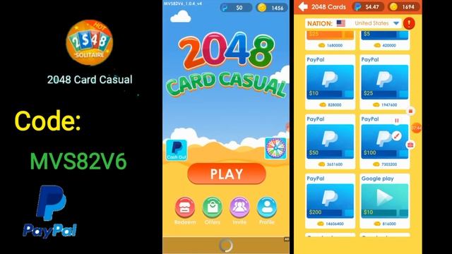 Earn 5$-200$! How To Earn Money Online PayPal With 2048 Card Casual |Free PayPal, Free Money, Free смотреть онлайн