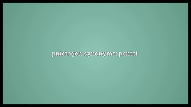 Pnictogen Meaning