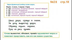 ГДЗ  2 класс   Русский язык   Учебник   2 часть  Упражнение. 28