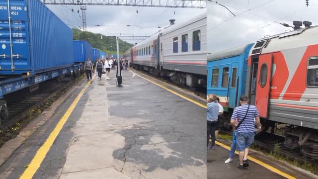 Из Хабаровска во Владимир на поезде №61 Владивосток - Москва: первый день поездки смотреть онлайн