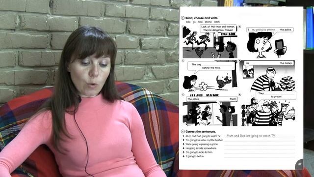 Урок Англійської Fly High 4 unit 29 part 2 | I'm going to phone the police | activity book