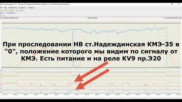 3ЭС5К ПООСНИК Отключение реле KV2 на НВ... смотреть онлайн