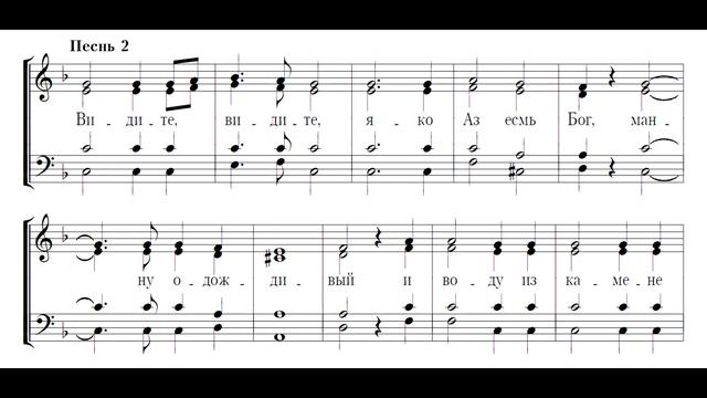 Бортнянский. Канон Андрея Критского. Песнь 2.2 смотреть онлайн