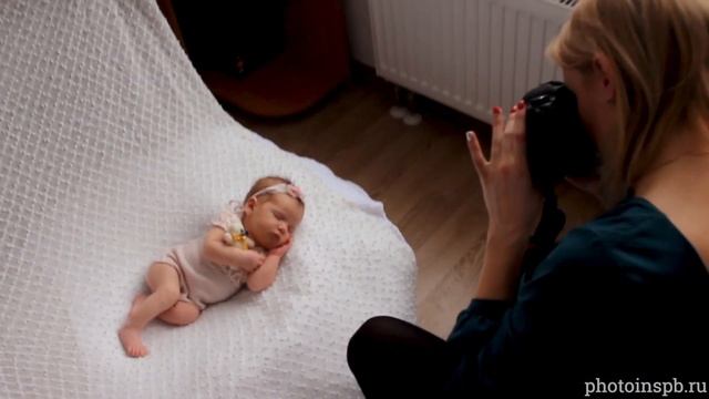 Фотосессия Newborn - бэкстейдж