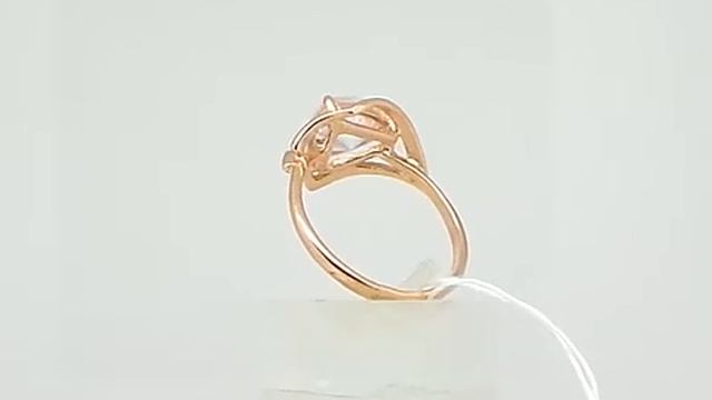 Серебряное кольцо с фианитом [284605] смотреть онлайн